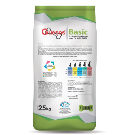 Güesos Basic de 25 kg.