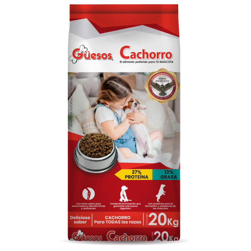 Güesos Cachorro de 20 kg.