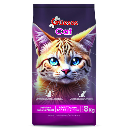 Güesos Cat de 8 kg.