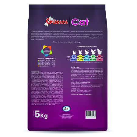 Güesos Cat de 5 kg.