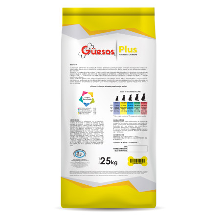 Güesos Plus de 25 kg.