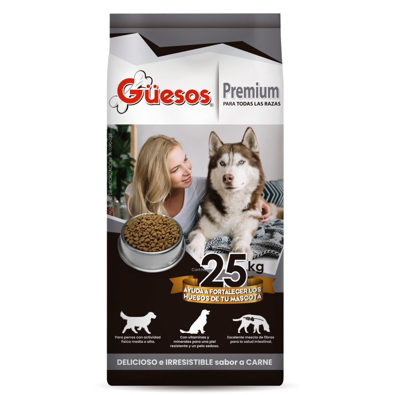 Güesos Premium de 25 kg.