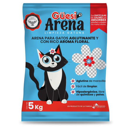 Güesi Arena Floral 5 bultos de 5 kg.