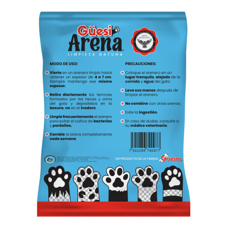 Güesi Arena Floral 5 bultos de 5 kg.